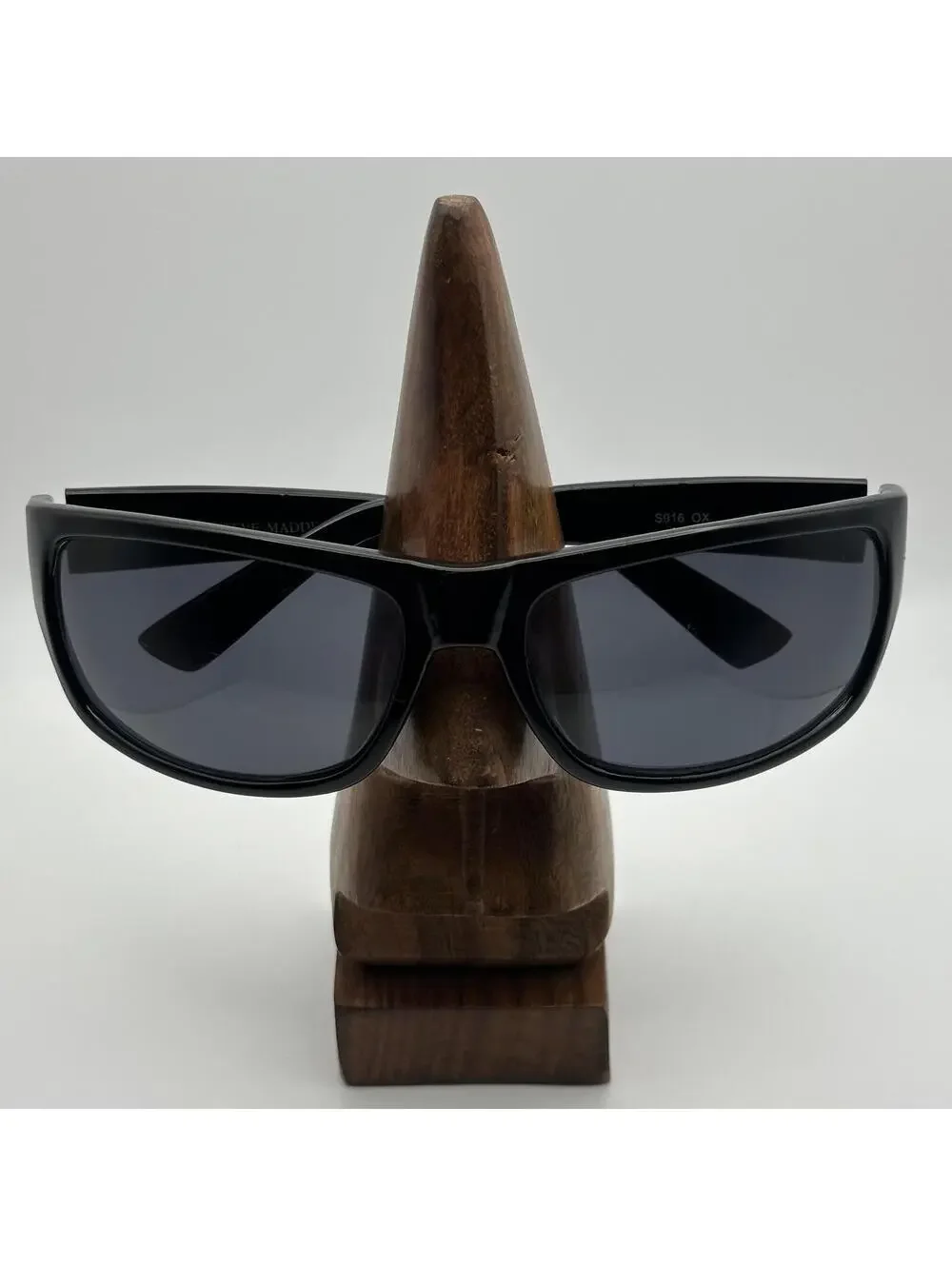 Steve Madden Black Wraparound Sunglasses